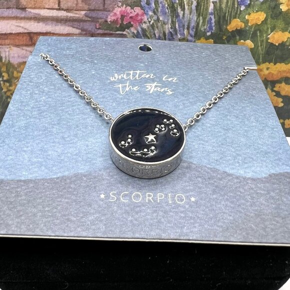 Elsie & Zoey Scorpio Zodiac Necklace - Picture 2 of 3